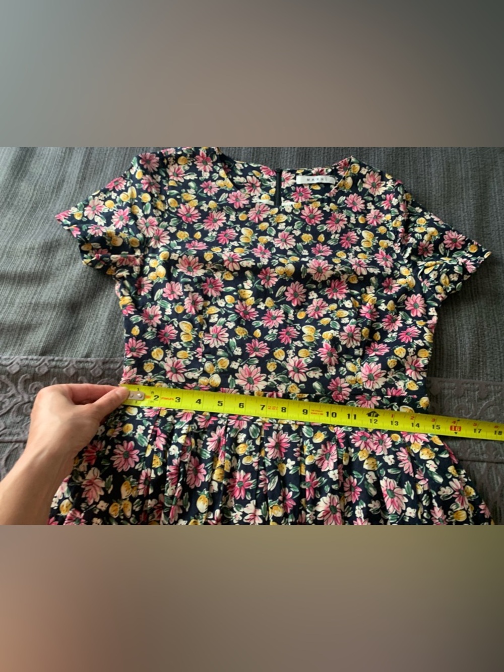 Marni Floral Mini Dress Romantic - Picture 15 of 16